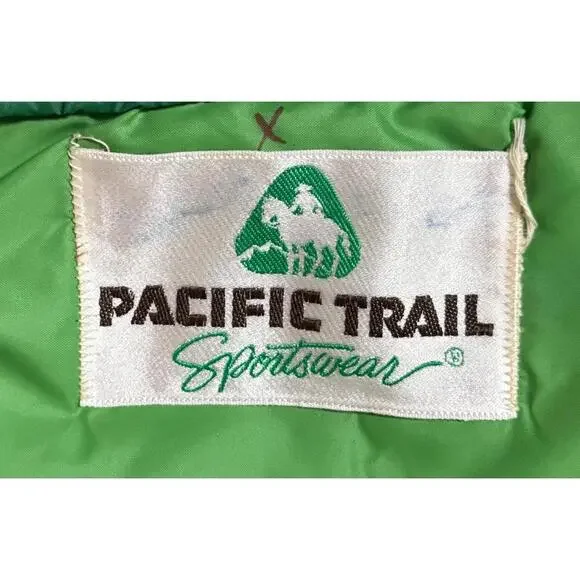 1970's Green Color Blocked Down Puffer Vest from Pacific Trail - Picture 9 of 10